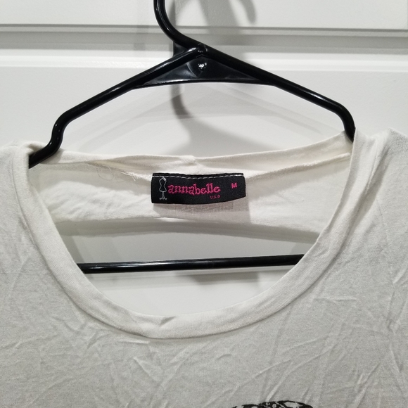 Annabelle Elephant Tank Top Women Muscle Tees Shirt Size M Back cut - Picture 5 of 7